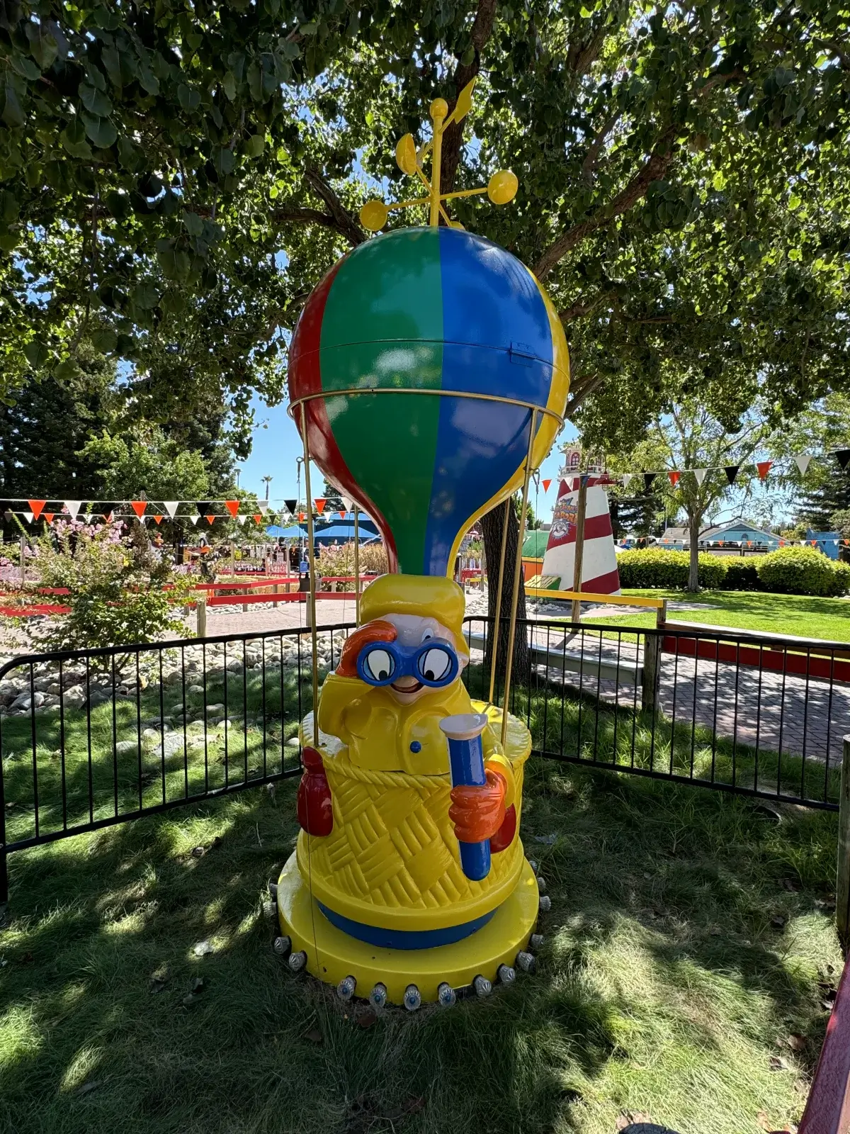 Commercial Painting High Performance Urethane for Six Flags Discovery Kingdom Balloon Ride in Vallejo, CA.