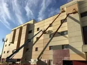 Commercial painting elastomeric waterproofing services for USAF David Grant Medical Center in Travis AFB, near Fairfield, CA