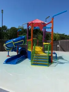 Industrial coatings painting for City of Vacaville Aquatic Park a recreation park in Vacaville, CA