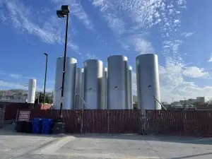 Industrial Painting services for Flyers Fuel AST Silos in San Francisco, CA